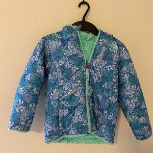 Girls North Face Reversible Jacket